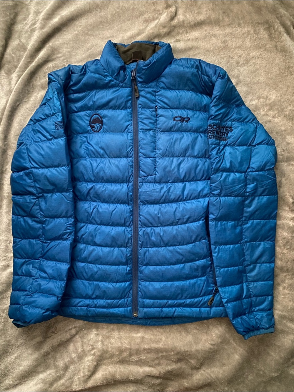 Outdoor Research Transcendent Down Deschutes Brewery Hoodie Puffer Jacket- Men's